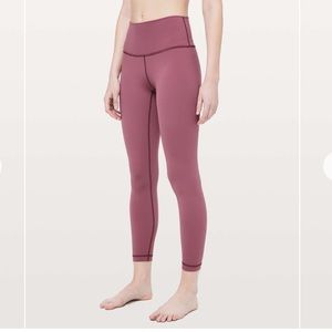 Lululemon Wunder Under High-Rise 7/8 Tight *Full-On Luxtreme 25" | Size 6 | Pink